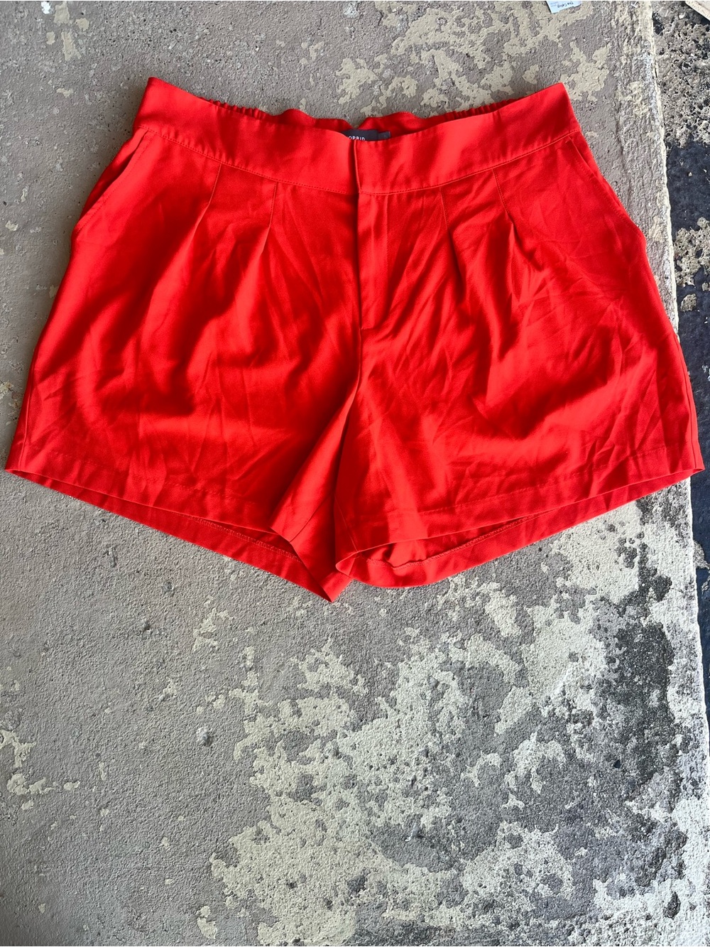 Like new torrid Bright orange High-Waist Tailored Shorts